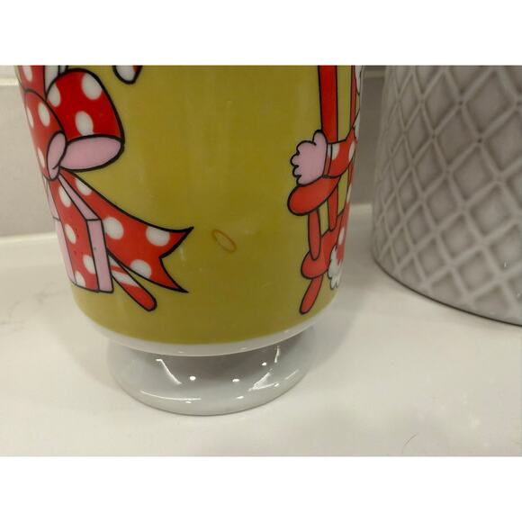 VTG Mr. and Mrs. Claus Christmas Footed Mug - Picture 8 of 9